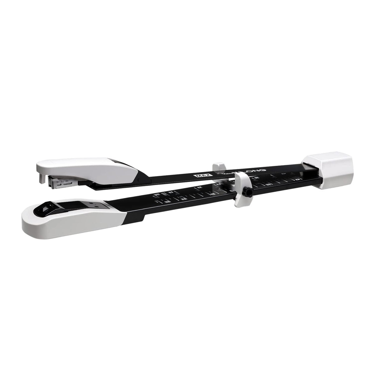 Max HD-11DB/W Bimo 11 Long Stapler, 100 Load, White