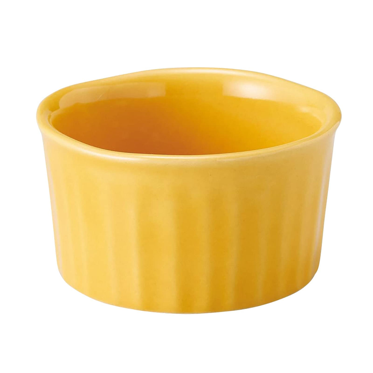 Banko Ware 18609 Lamb Can Cocotte, M, 3.5 inches (9 cm), Canary (Yellow), Made in Japan