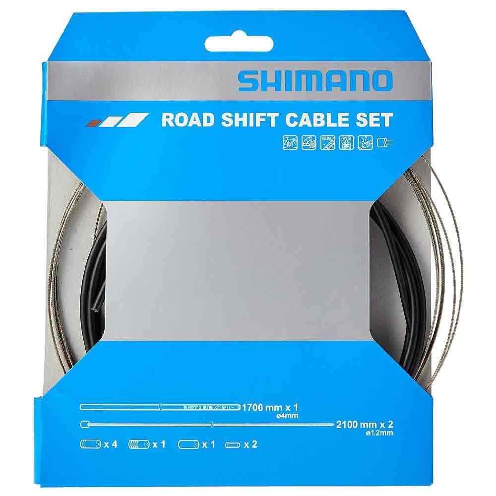 Shimano Road Shift Road Bike Gear Cable Set Black