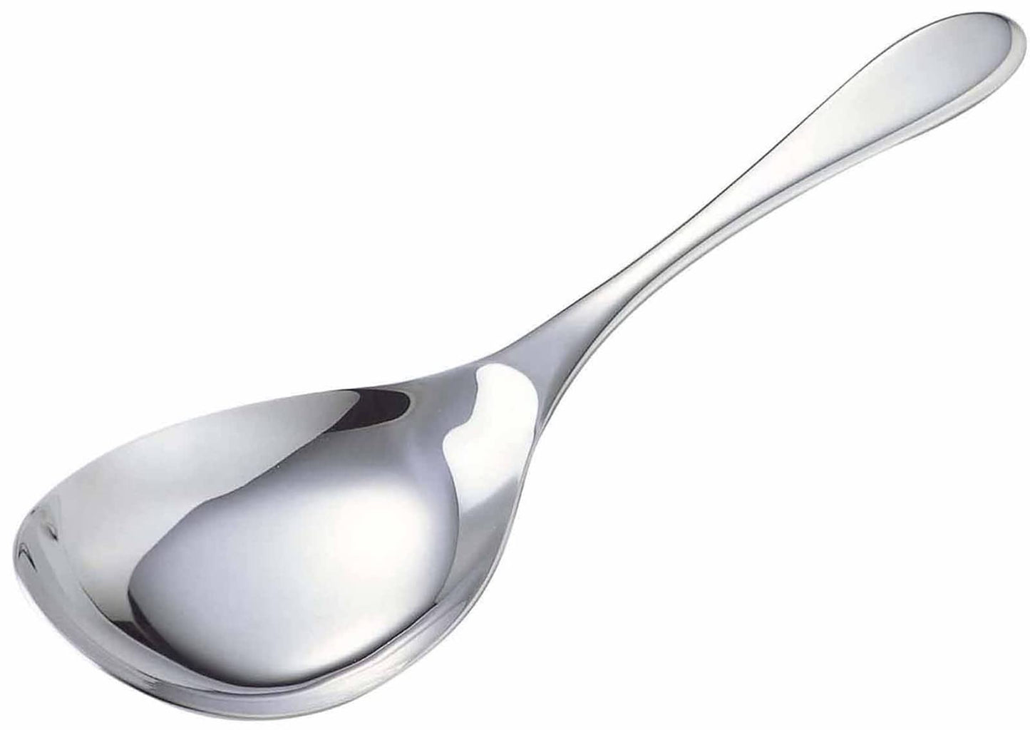 Shimomura Kihan 35698 Mama-Cook Helping Spoon, Stainless Steel, Tsubamesanjo, Made in Japan