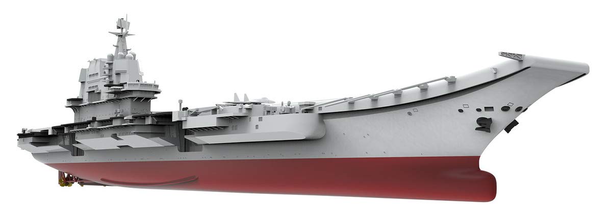 Mon Model MPS006 1/700 Chinese Navy Aircraft Carrier Shandong Plastic Model