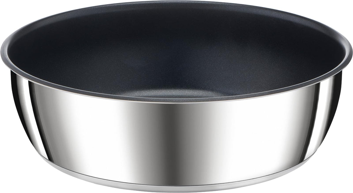 ティファール(T-fal) Tefal L97135 Sauteuse Pan with Removable Handle, 9.4 inches (24 cm), Compatible with Gas Fire, Ingenio Neo IH Stainless Steel Unlimited Saute Pan, Non-Stick