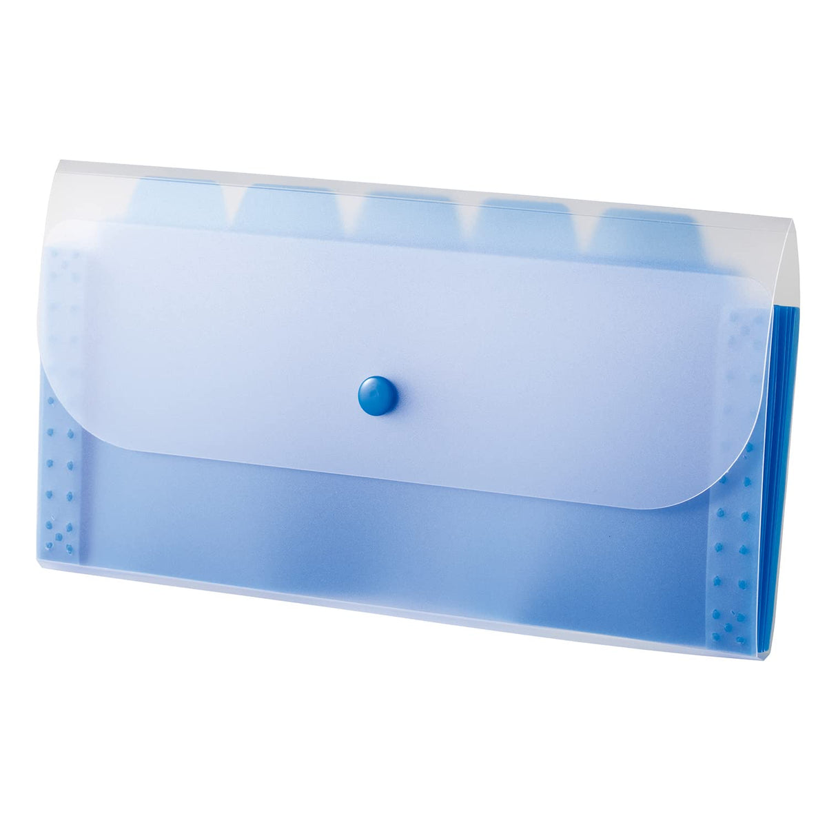 Sekisei ACT-3936 Actif Document Holder, 3 Long, Envelope Size, 6 Pockets, Cobalt Blue