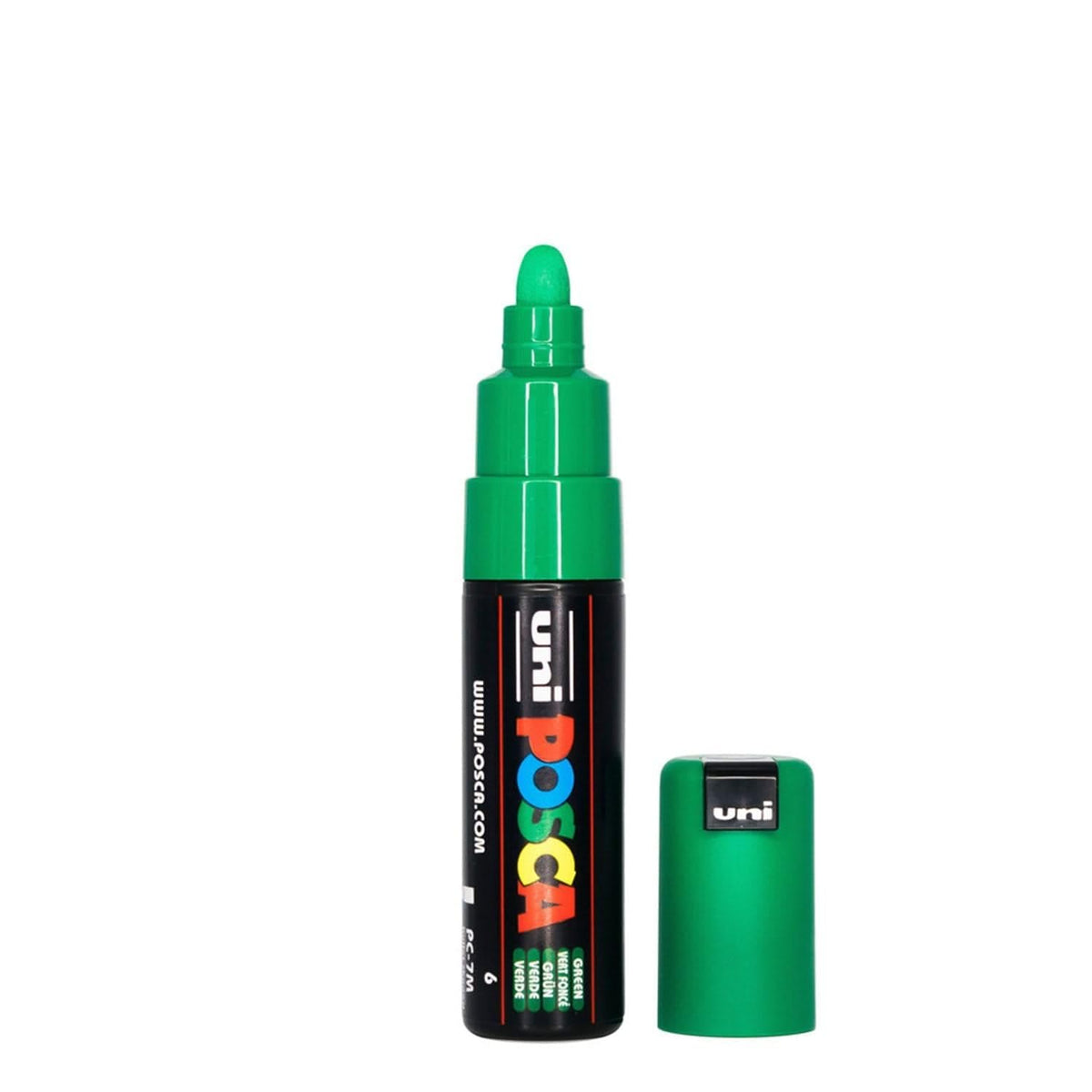 Posca Markers Acrylic Paint, Broad Bullet (PC-7M, 4.5-5.5 mm), Green
