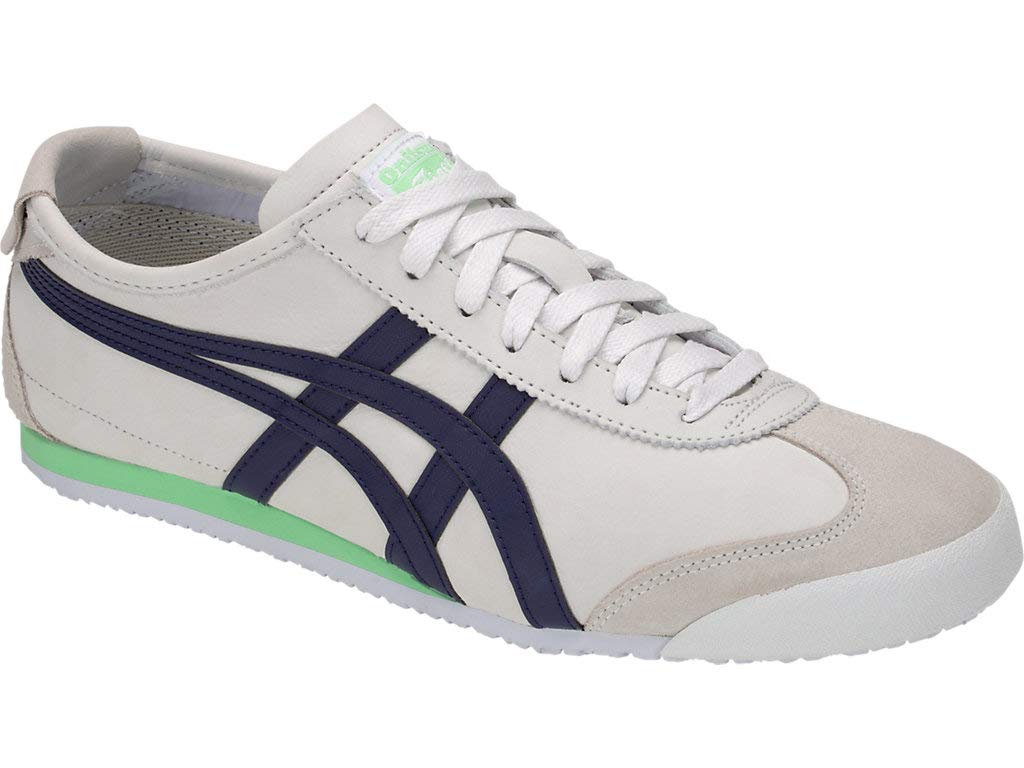 Onitsuka Tiger Unisex Mexico 66 Shoes, White/Peacoat, 12.5
