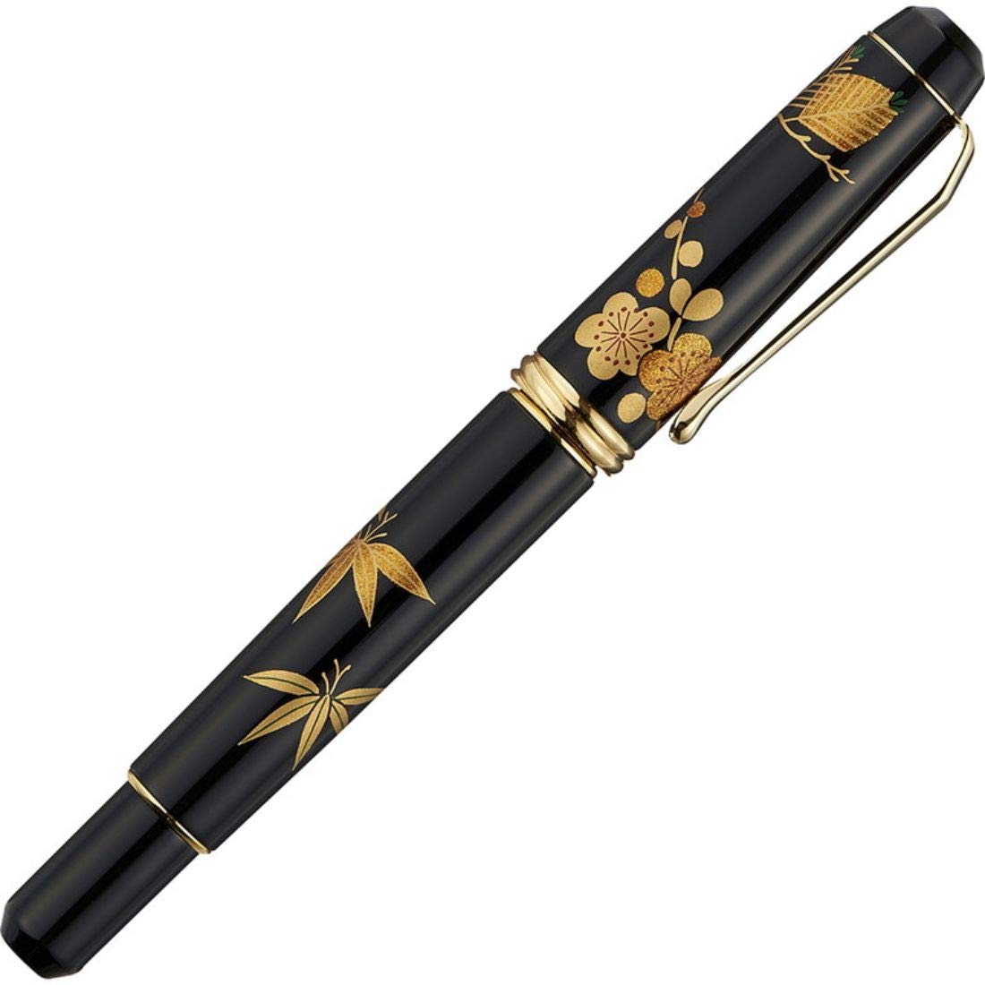 Kuretake Fountain pen Yume-Ginga [Yamanaka-nuri makie, Zuisho-Shouchikubai] (Japan Import)