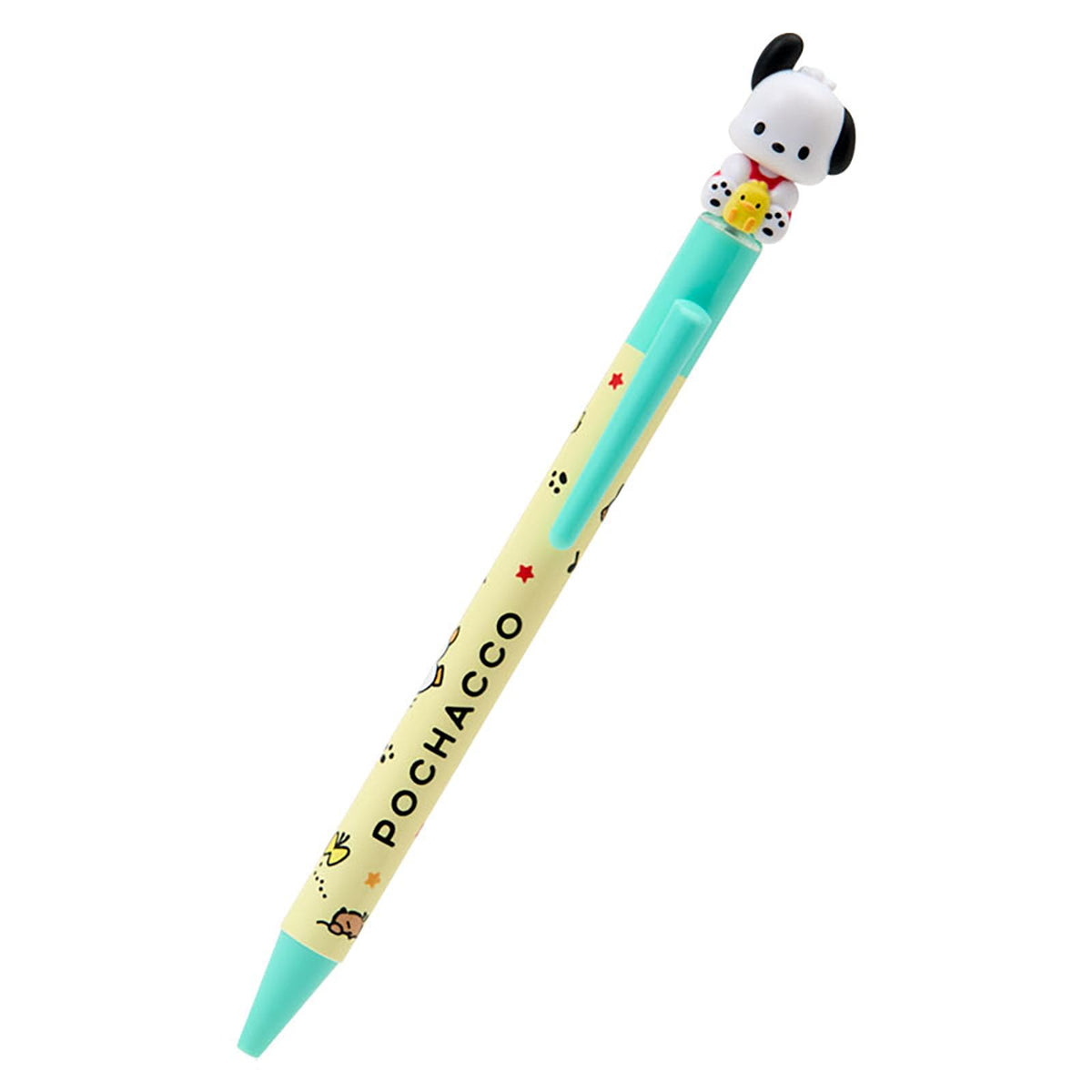 Sanrio 926876 Pochacco Ballpoint Pen with Mascot, ABS Resin, Ink Color: Black