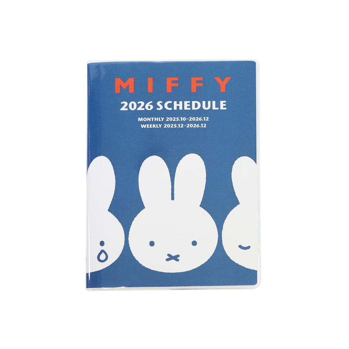 Square Miffy 2026 B6 Weekly Block, Blue 14BD-7B (Starts on December 2025)