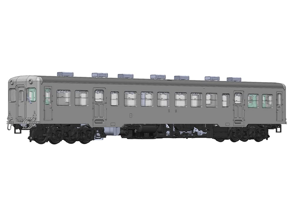 PLUMPMOA PP153 HO Gauge, 1/80, Kominato Railway KiHa 200 Type, Early Model, Limited Edition, Unpainted Display, Unpainted Assembly Plastic Kit