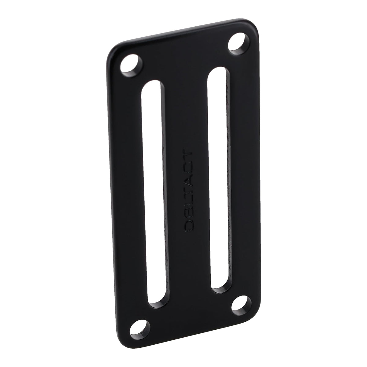 DBLTACT DT-AD2-B Aluminum D-Ring Fastener, 2 Holes, Black