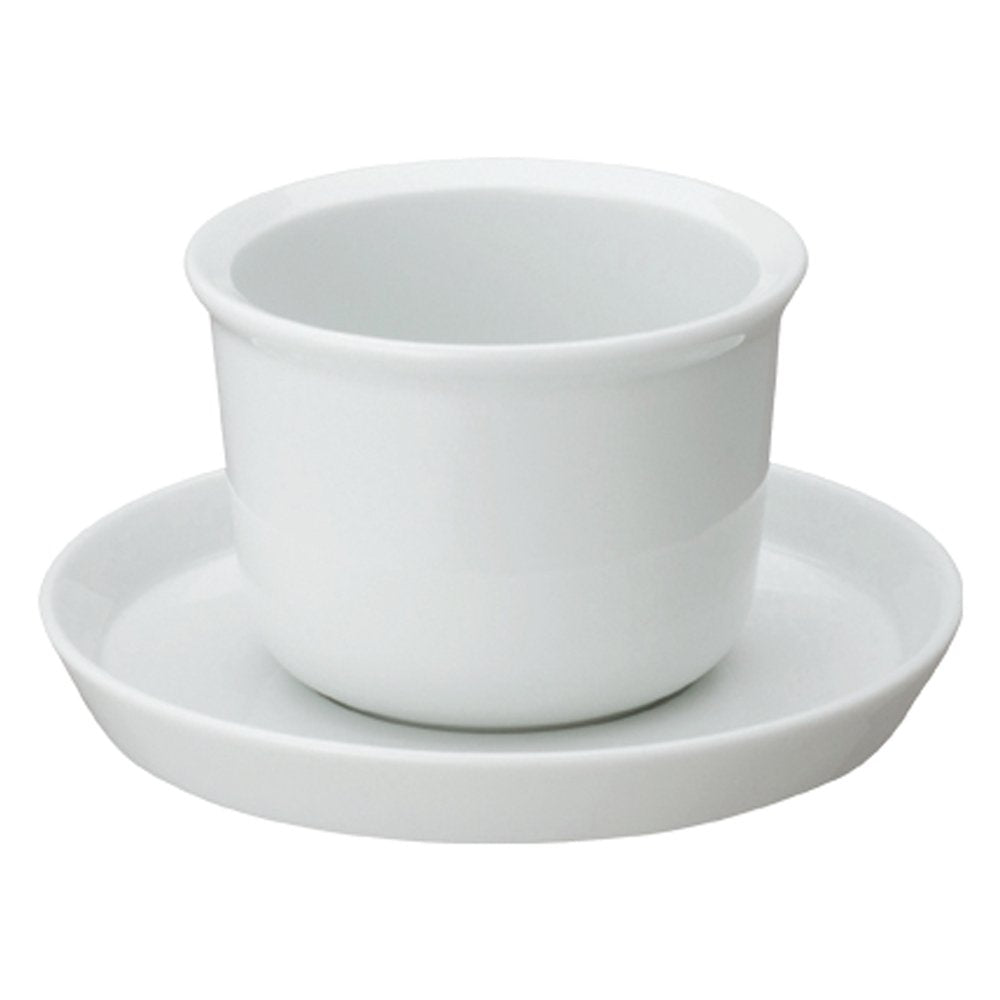 KINTO LT 21234 Cup & Saucer, 5.3 fl oz (160 ml), White, Microwave and Dishwasher Safe