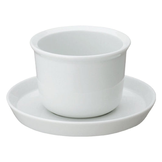 KINTO LT 21234 Cup & Saucer, 5.3 fl oz (160 ml), White, Microwave and Dishwasher Safe