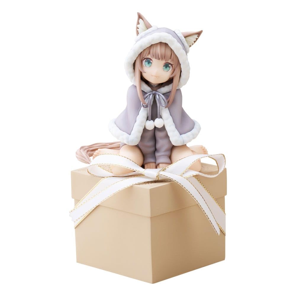 Golden Head Plus Palette My Neko is a Cute Girl Okigae Collection Present Kinako Total Height Approx. 5.9 inches (15 cm) (including pedestal) PVC and ABS Painted Finished Figure