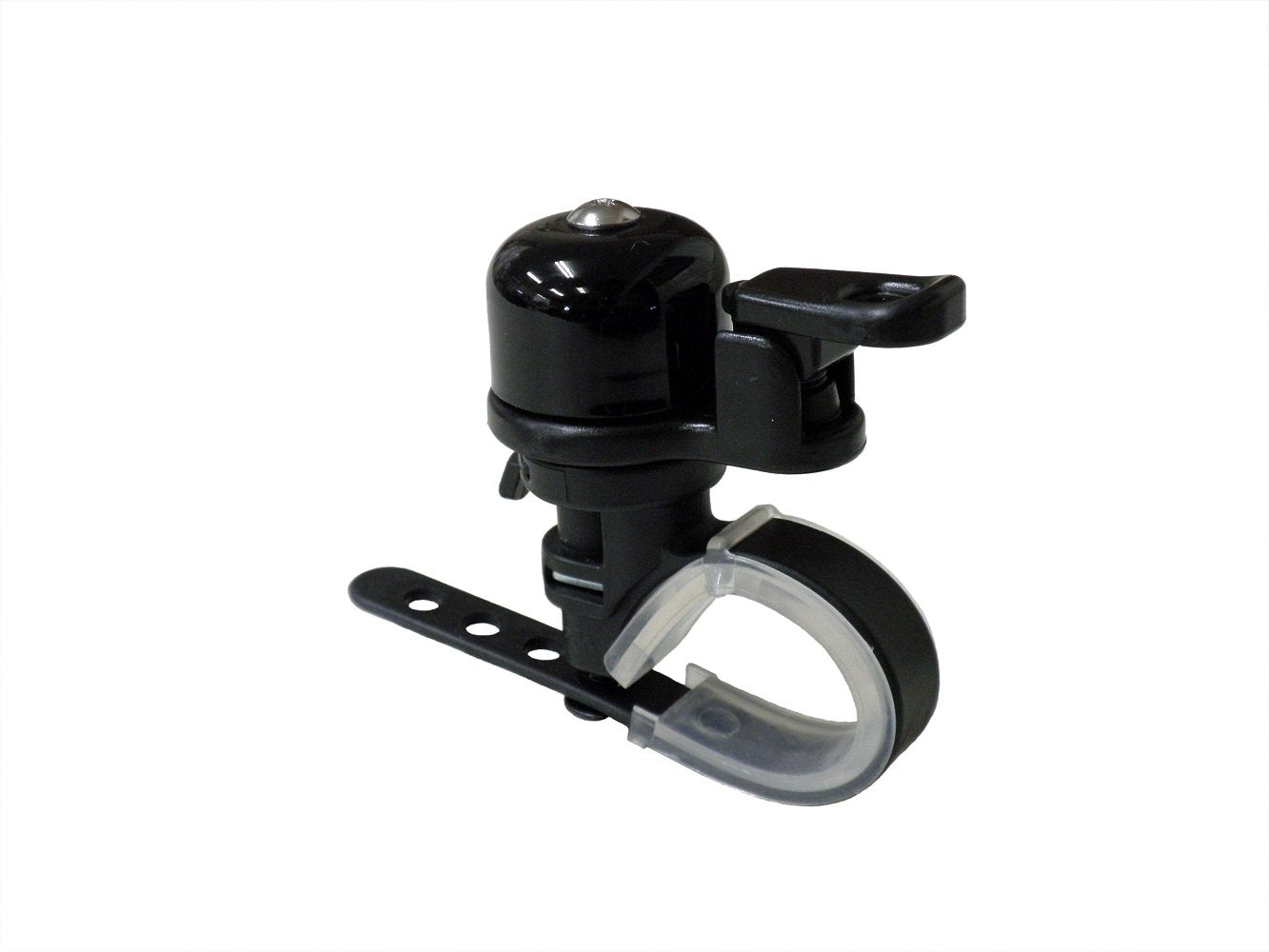 OUGI 015066 Bicycle Bell, Made in Japan, Brass, 4 Hole Free Band, Black