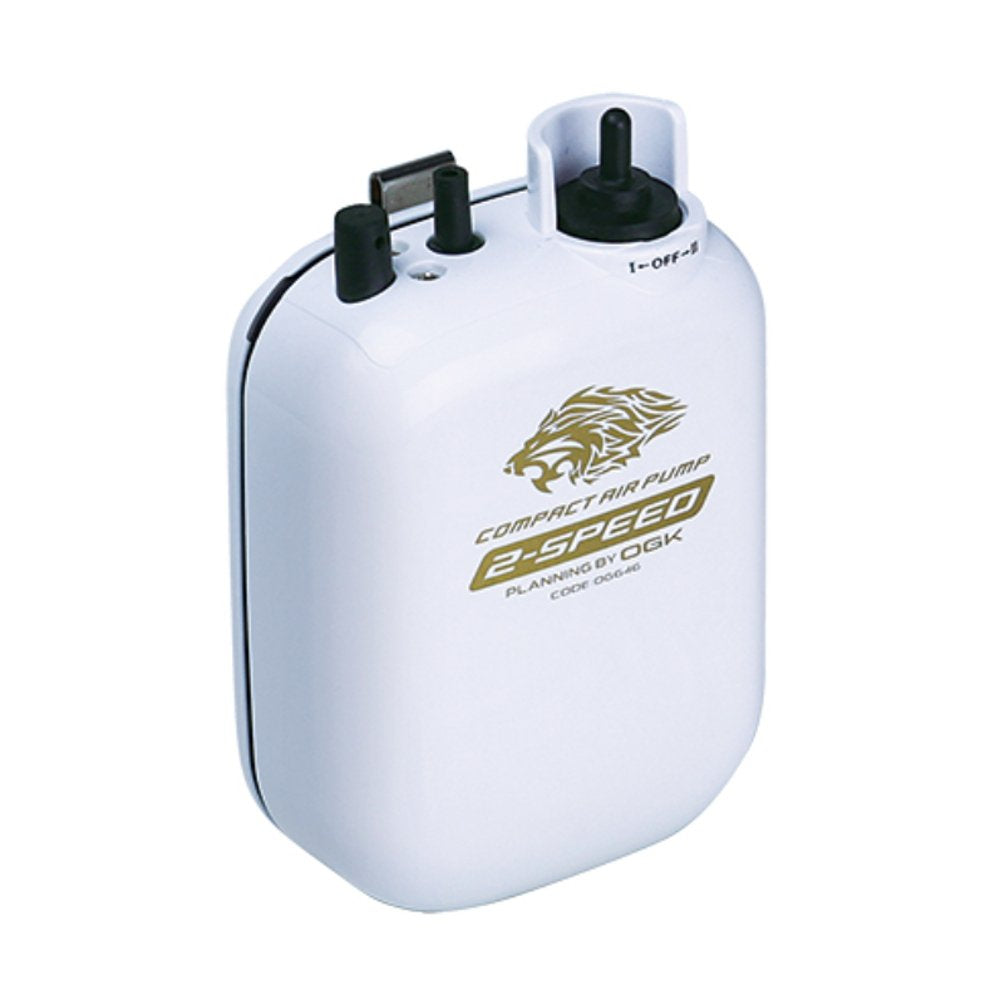 OGK Compact Air Pump OG646 2-Speed Silicone Hose with Stone