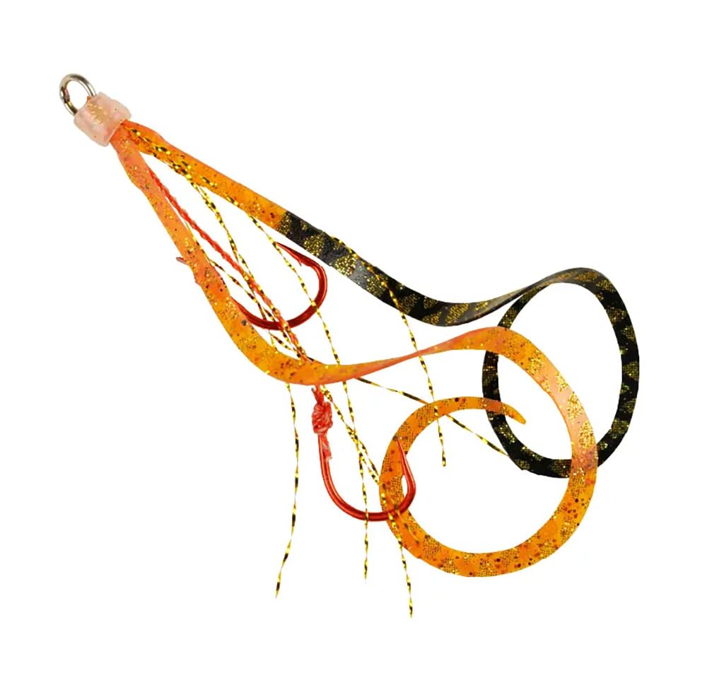 Start Replacement Unit Double Hook Skinny Short Curly S #50 Shrimp