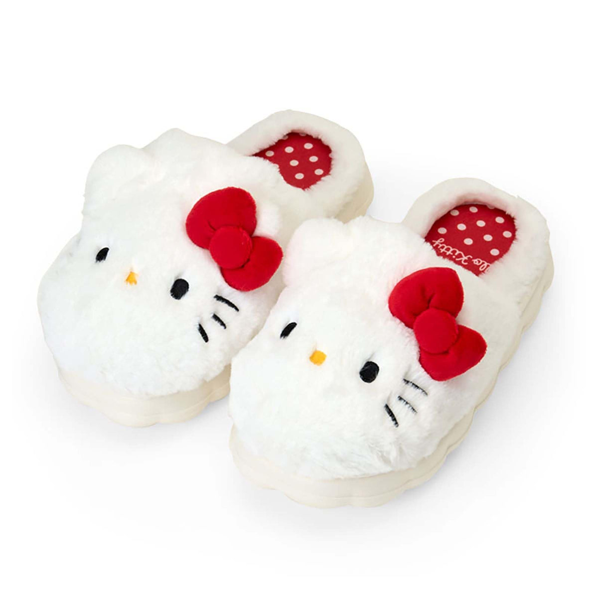 Sanrio Character Face Slippers, Hello Kitty, 10 M US