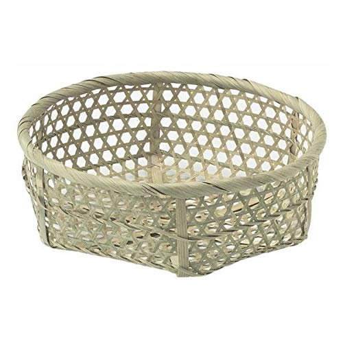 Chidori-sangyo 04-69 Chidori-sangyo Bamboo Basket, Round 9.1 inches (23 cm)