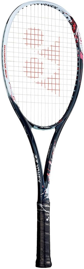 YONEX UL1 GEO80V Soft Tennis Racquet, Geobreak 80V, Coral Red, COR (475),