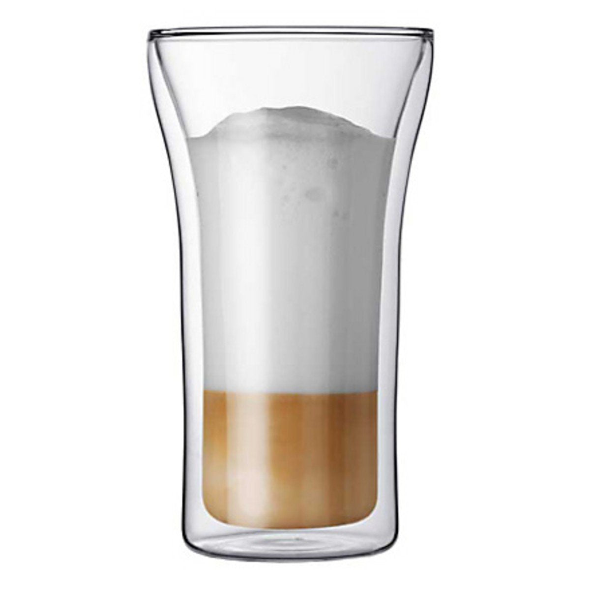 Bodum 2 Piece 12 oz SKAL Double Wall Glass, Clear