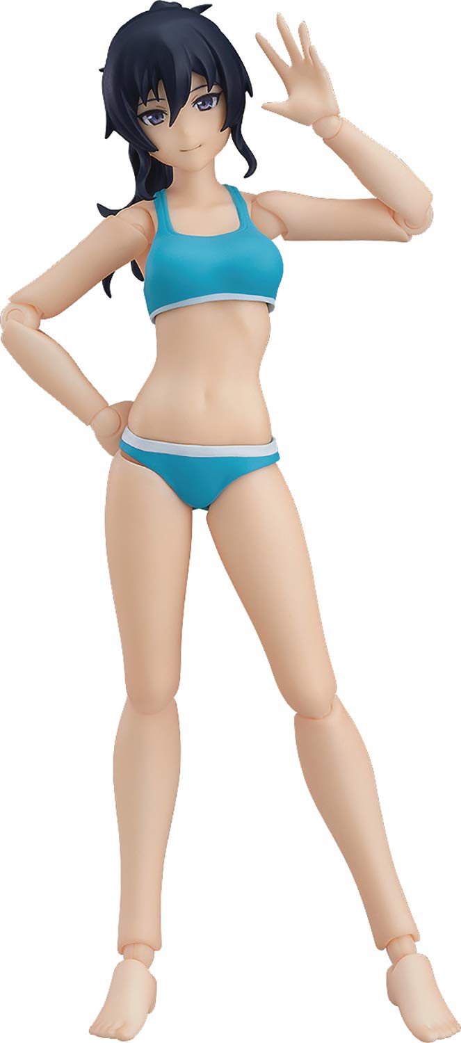 Female Swimsuit Body (Makoto) Figma Action Figure, Multicolor