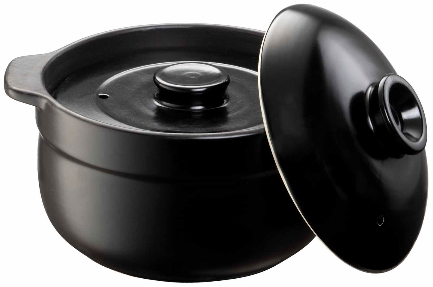 Ishigaki 4480 DL Microwave & Direct Fire Compatible Rice Pot, Double Lid, 3 Cups