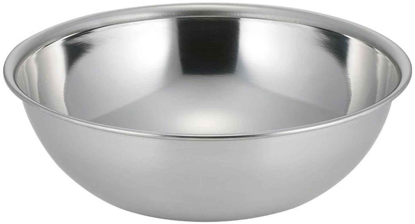下村企販 Shimomura Planning 18-0 Stainless Steel Bowl, 15.4 inches (39 cm), 39186