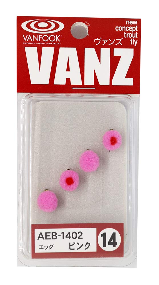 VANFOOK AEB-1402 Area Fly Egg Ball #14 Pink and Pink Red