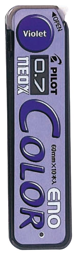 Pilot Color Mechanical Pencil Lead ENO, 0.7mm, Violet (HRF7C-20-V)