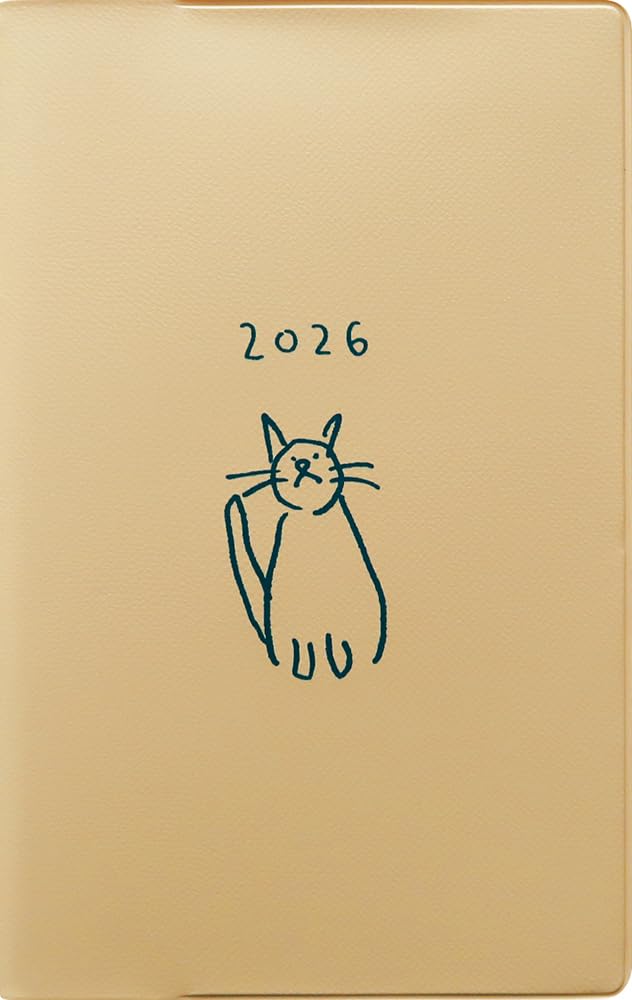 Elcomoon Matoka 2026 Compact Monthly Doodle Cat DR-MC-382 (Starts October 2026)