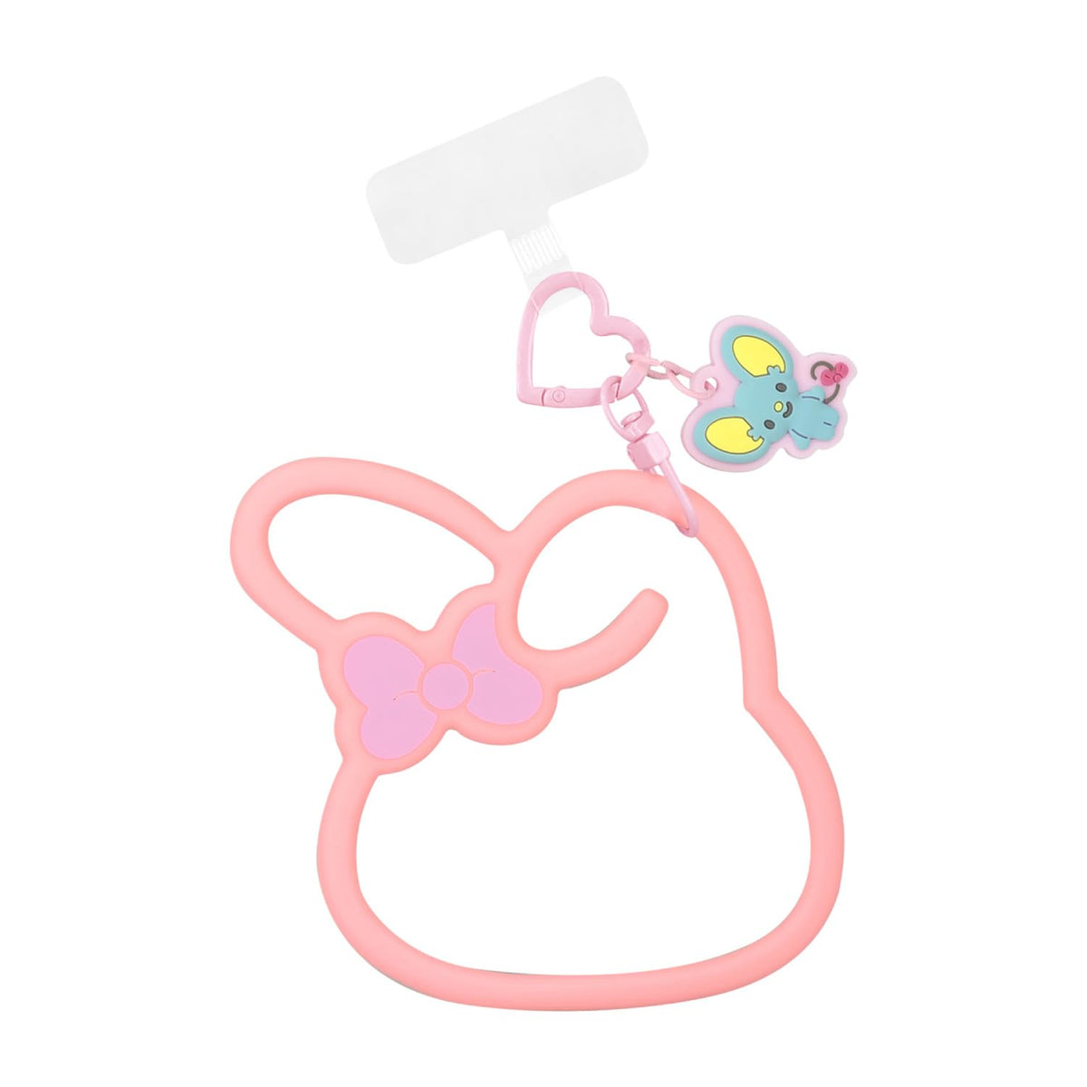 Gourmandies SANG-380MM Sanrio Character Multi Ring Plus Silicone Bracelet, My Melody, Thermoplastic Polyurethane Zinc Silicone, No Gemstone, Thermoplastic Polyurethane Zinc Silicone, No Gemstone