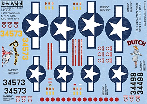 Platz 148096 [KW Decal 1/48 B-25H Mitchell Decal]