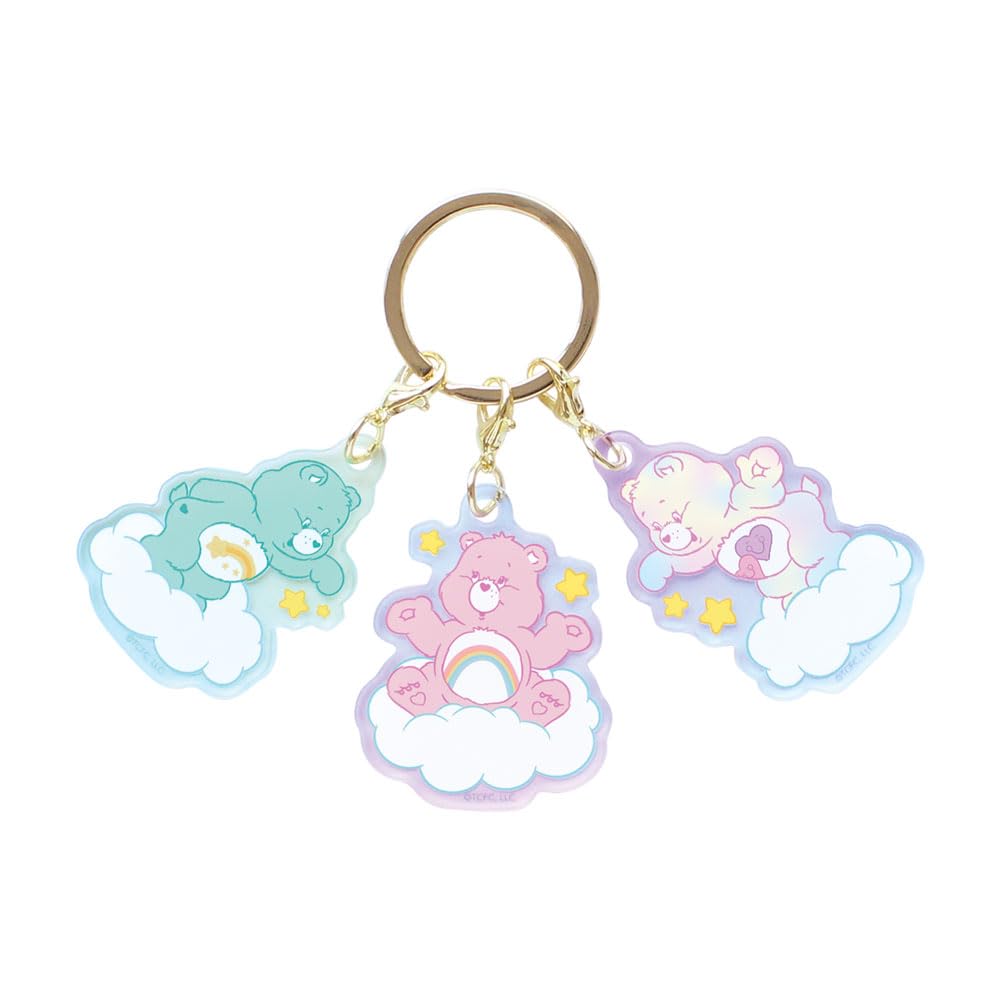 Tee's Factory Care Bear 3 Charm Keychain Star/B H50 x W38 x D3mm CB-5549046SB