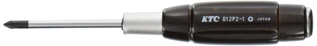 Kyoto Tools (KTC) D12P21 Wooden Handle Screwdriver, Cross Penetrating Type No. 1