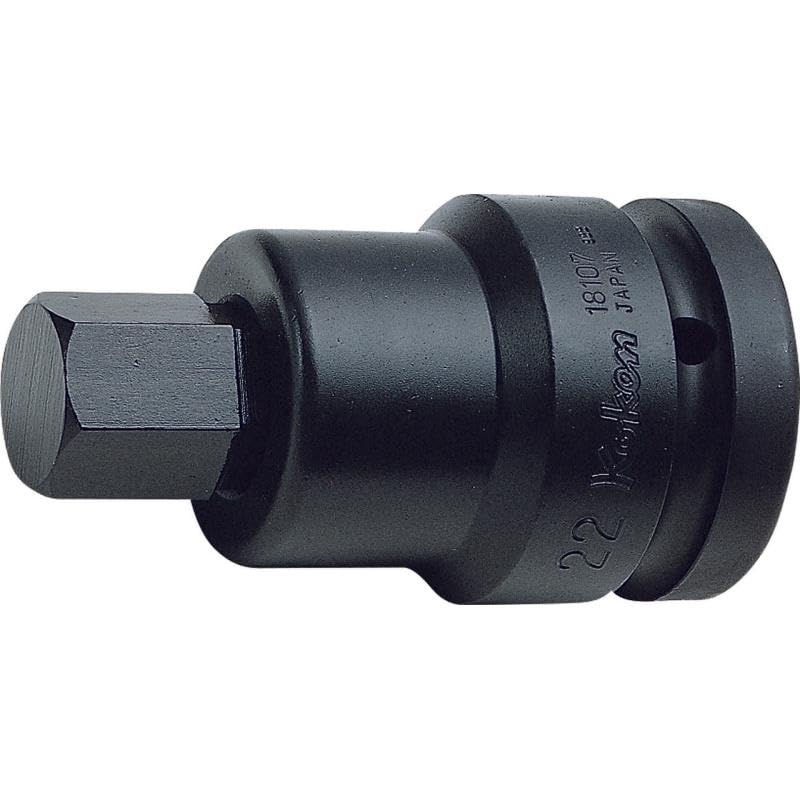 Ko-ken 18107.22-27 1 Sq. Dr. Bit Socket 27mm Hex Length 98mm