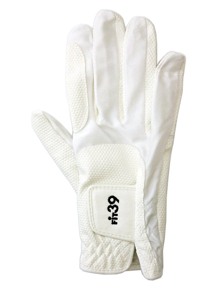 ミックゴルフ(MIC 39 GOLF) FIT39 グローブ ユニセックス MGF-220N 右手着用(左利き用) 白/白 Lサイズ