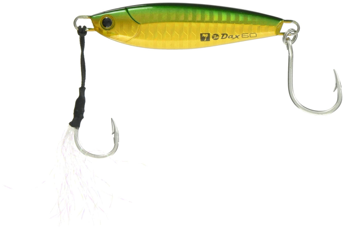 Palms H-510 WTDX-60/H-510 Metal Jig, The Ducks 20, West Japan Specifications, 2.8 inches (70 mm), 2.1 oz (60 g), Gold Green