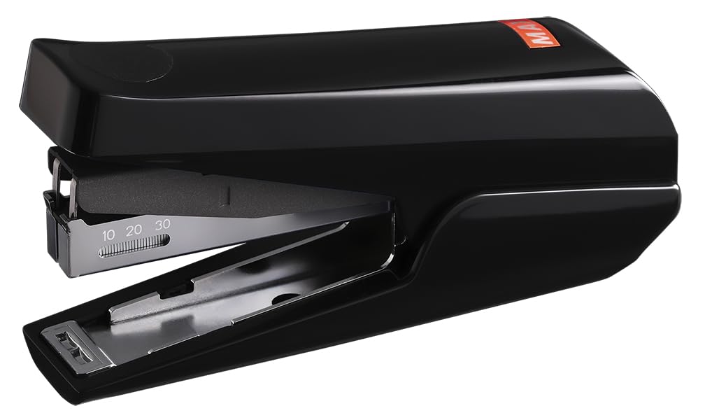 Max HD-10TL(P)/K Stapler Light Binding Sustainable Stationery Series, 20 Sheets Binding, Black
