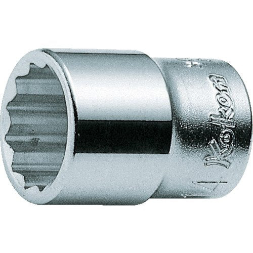 Ko-ken 3405M-21 3/8 Sq. Dr. Socket 21mm 12 point Length 32mm