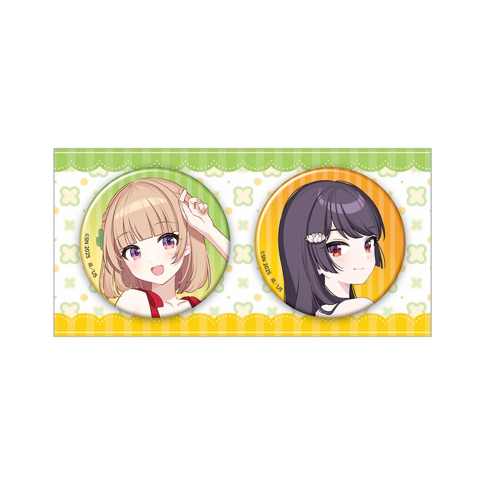 KADOKAWA Love Comedy Series Complete Comedy Can Badge Set, Approx. 2.2 inches (56 mm), Diameter 2.2 inches (56 mm), Paper, Tin, Iron, PET