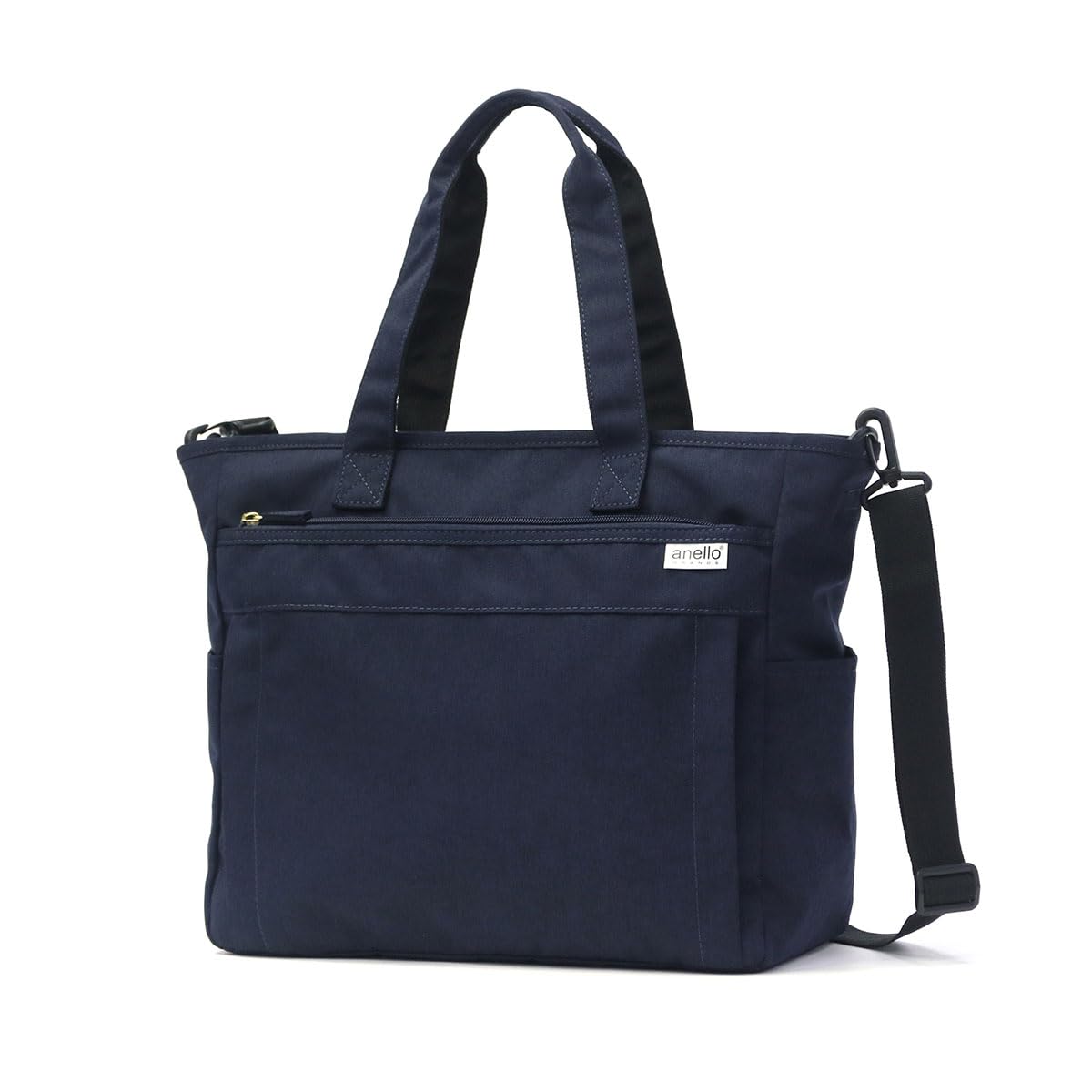 Anero Grande GUH2316Z 2-Way Tote Bag, A4, Water Repellent, Lightweight, 10 Pockets, 2-Way SPS Navy