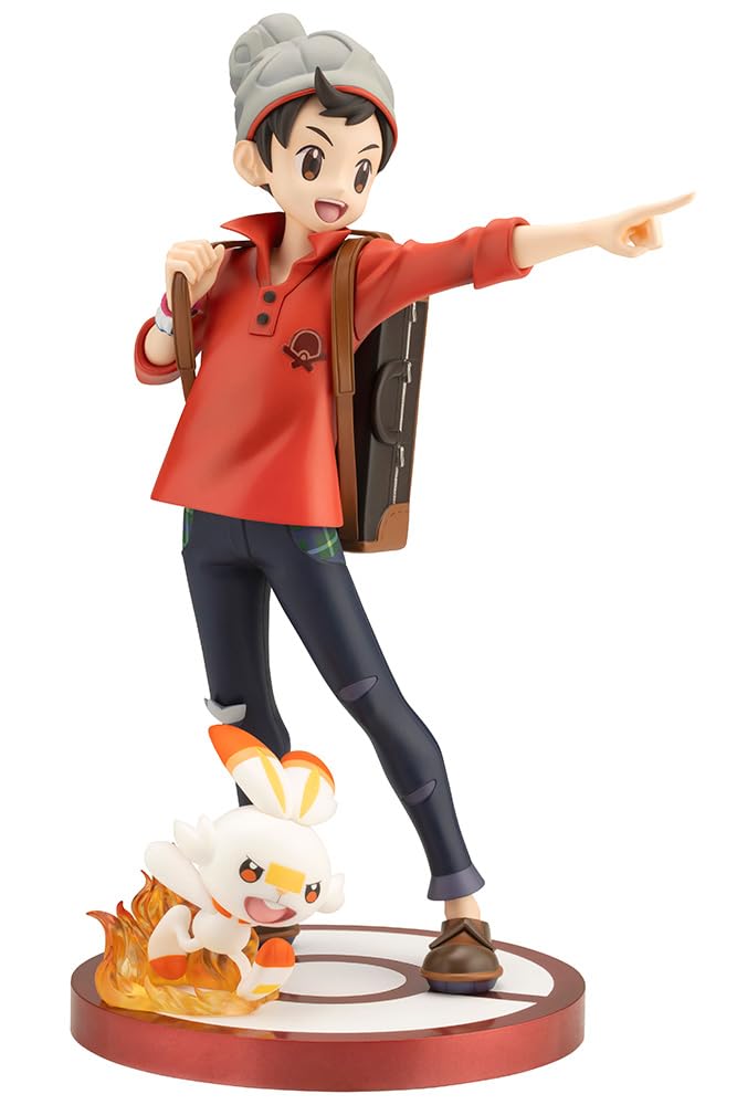 Kotobukiya Pokemon Series ARTFX J Masaru with Hivany, 1/8 Scale, PVC, Painted and Finished Figure