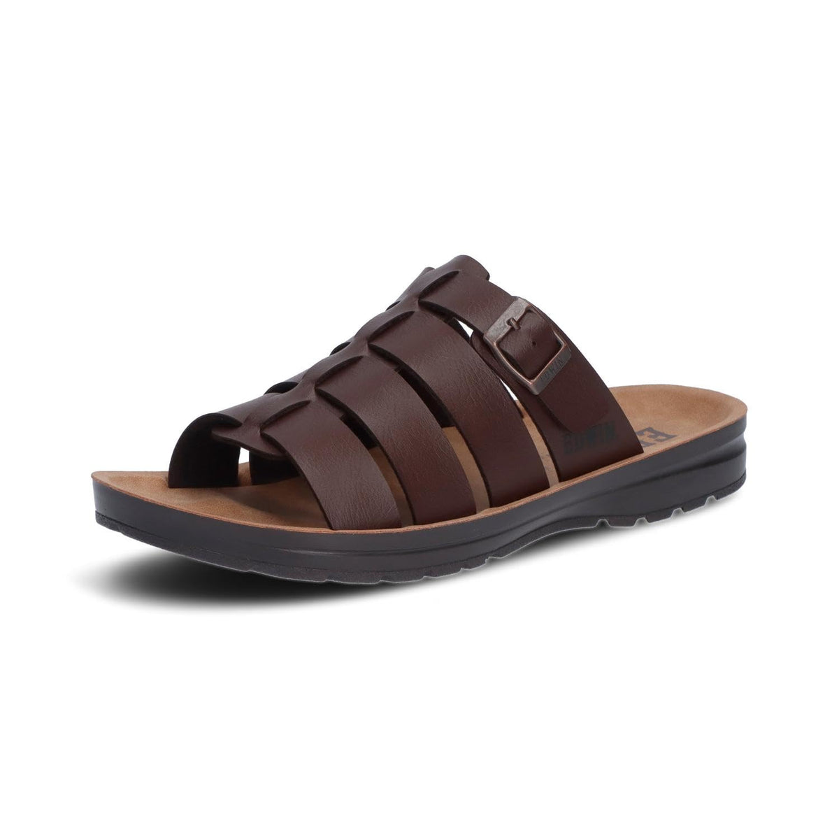 Edwin Men's Comfort Sandals, D. brown (208), 26.0 cm