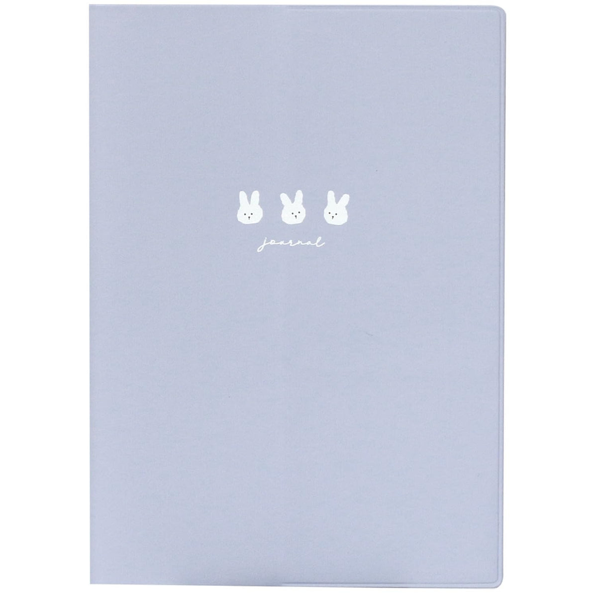 Lab Clip 2501GUT-BL Notebook, Begins in January 2025, B6, Monthly Bunny Trio, Blue