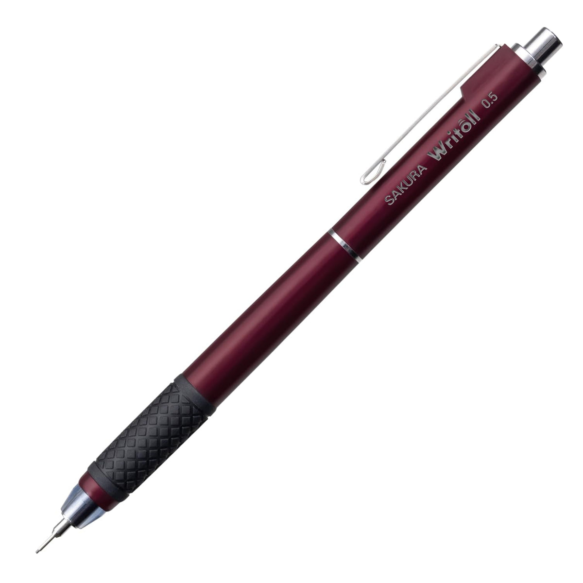 Sakura Writoll Mechanical Pencil with Retractable Tip • 0.3mm • Dark Red