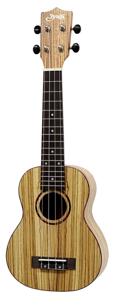 S.Yairi YU-S-03ZW Soprano Size Zebra Wood Gear Pegs Specifications (Gig Bag Included)
