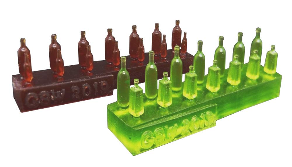 Green Staff World Wine Bottle & Beer Bottle Set Miniature Accessories GSWD-2200