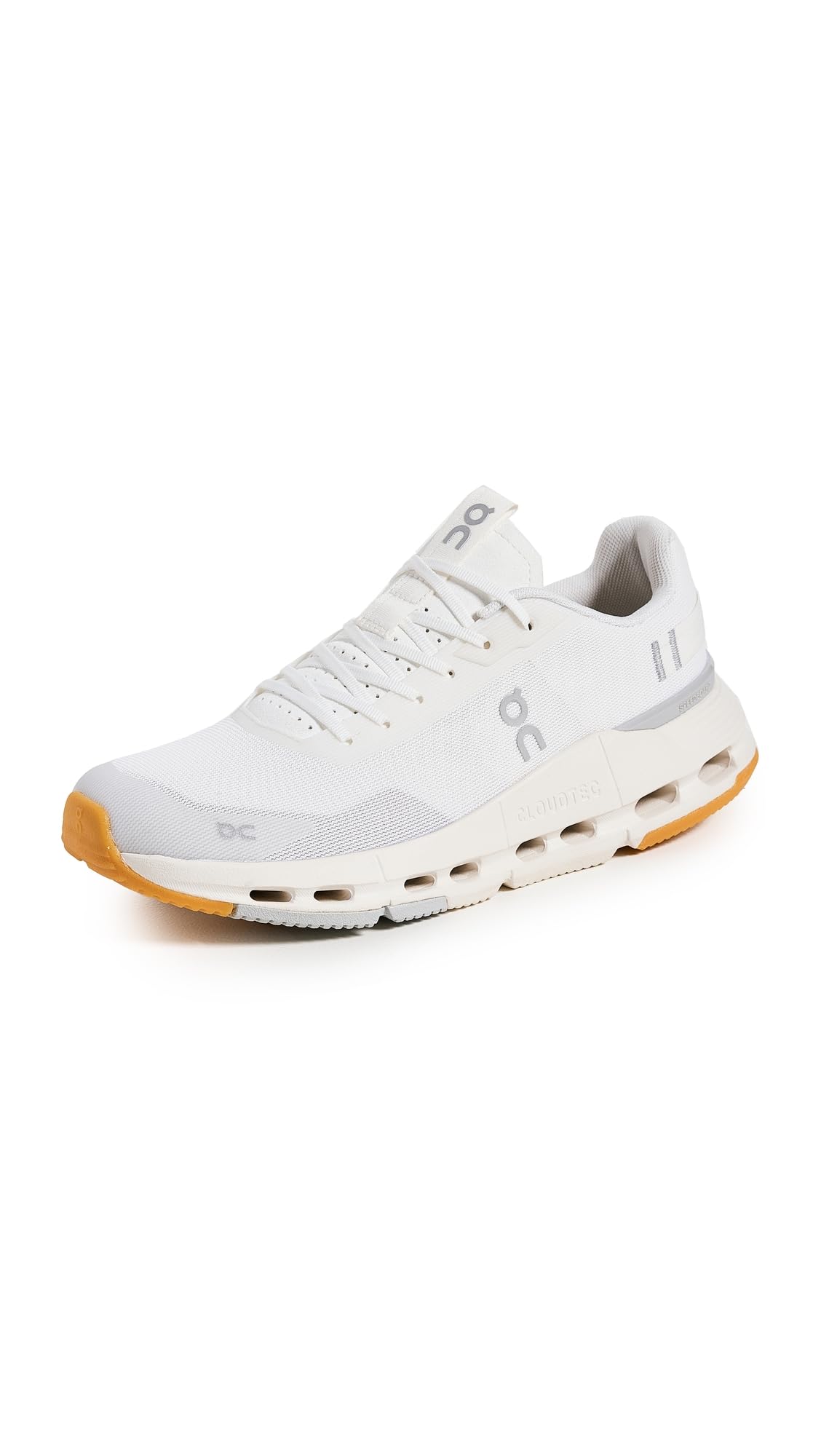 On Women's Cloudnova Form 2 Sneakers, White | Ivory, 7.5 Medium US