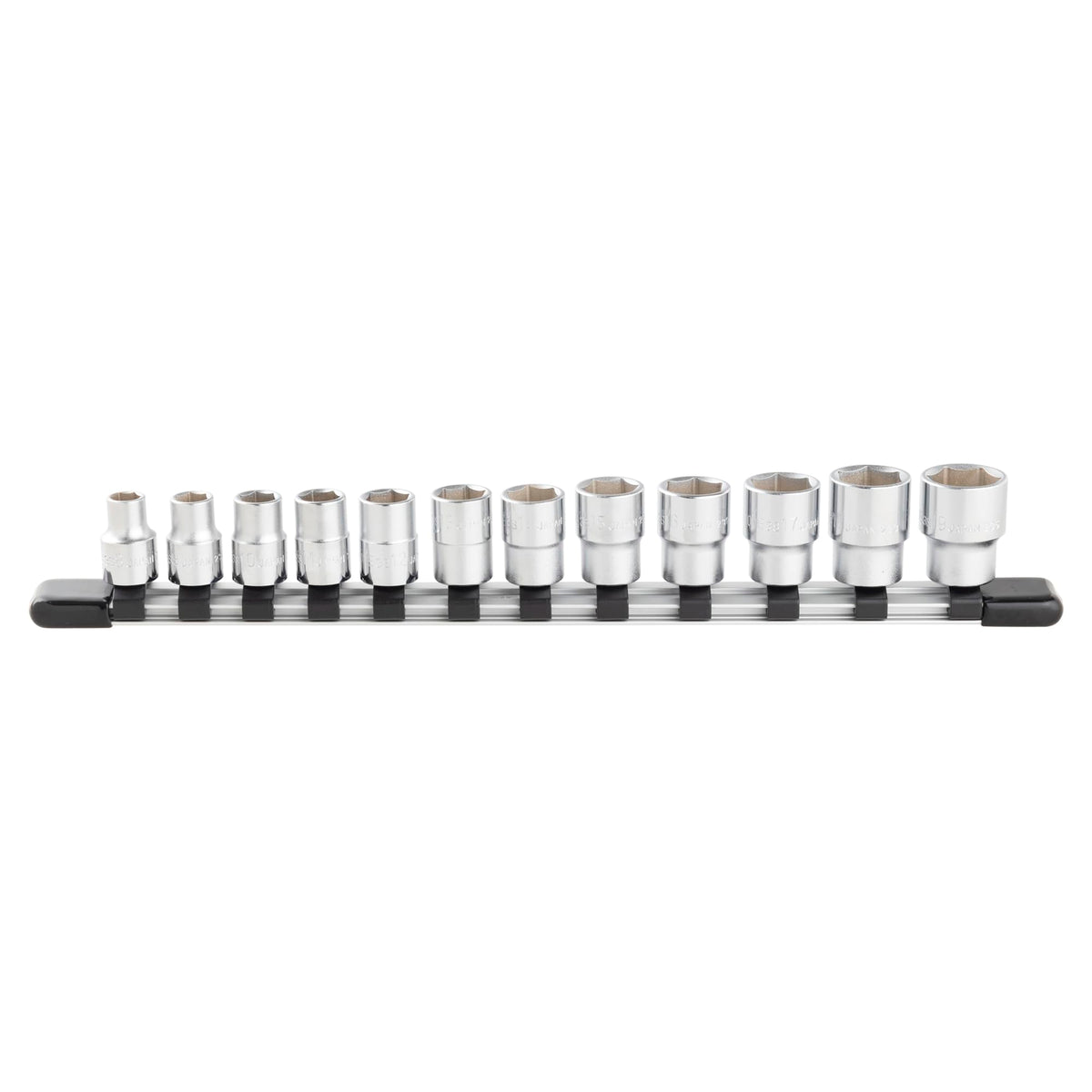 TONE Socket Set 6-Point with Socket Holder HS312 3/8" Inch Drive 12-Piece