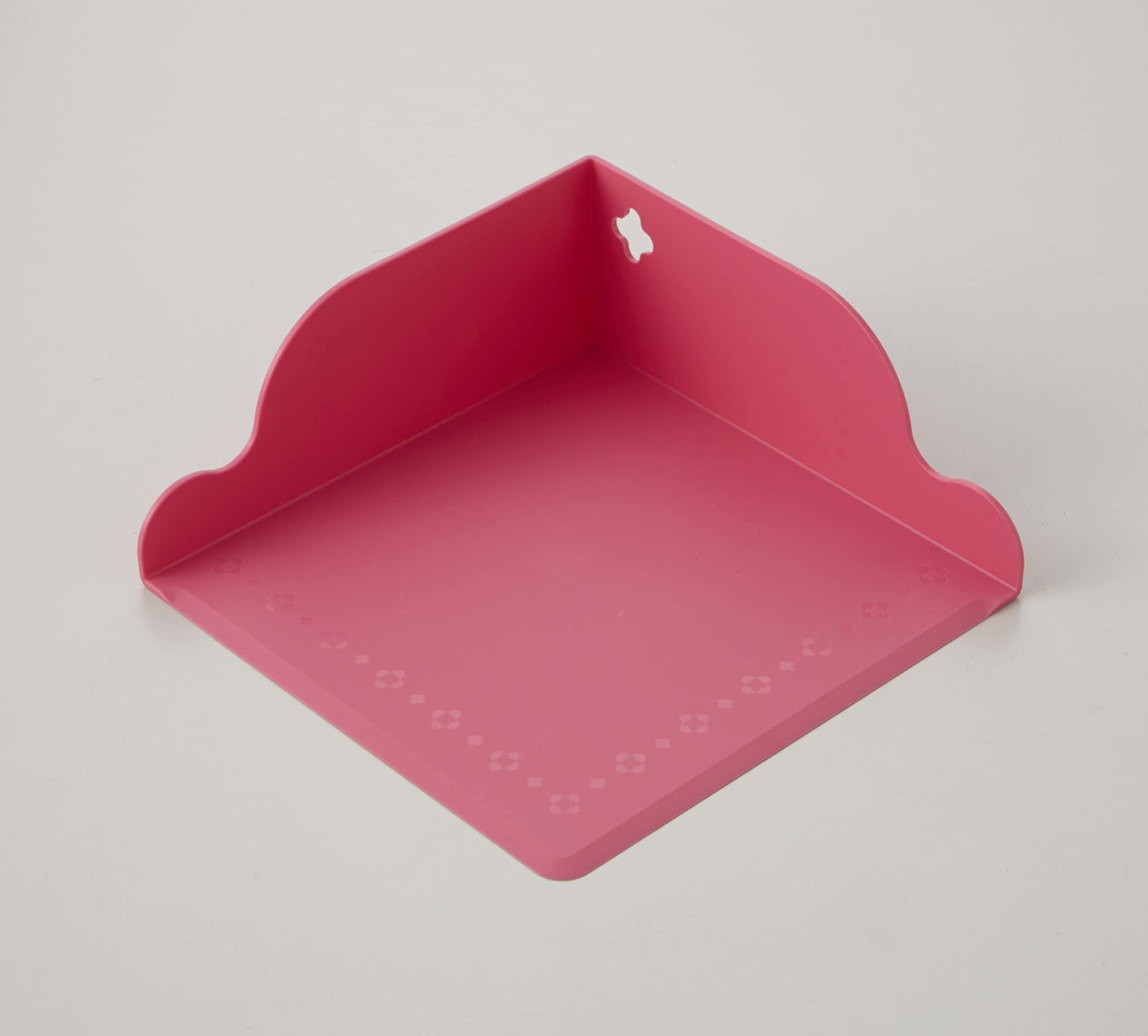 Suncraft WW-103 Scooping Cutting Board, Made in Japan, Pink